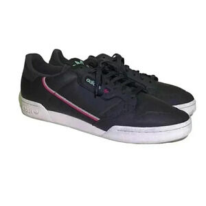 Adidas Continental 80 Original Mens 14 Leather Sneakers Shoes Blue Lace Up